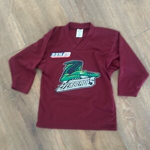 TROY JR Everblades 200% polyester hockey jersey. Size JR s/m JR p/m.